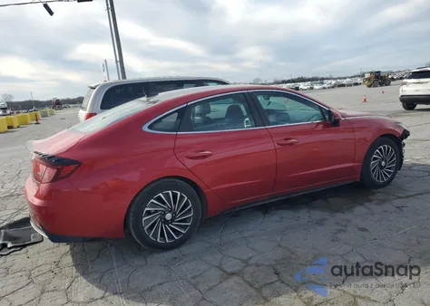 2021 Hyundai Sonata Hybrid z USA, uszkodzony, nr VIN KMHL54JJ6MA033030